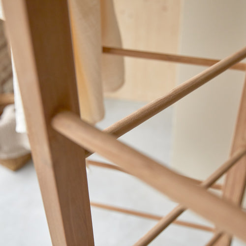 Tikamoon Handdoekenrek van massief teakhout - Naturel - vtwonen shop