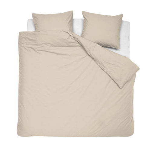 Cinderella - Dekbedovertrek Morning Flanel - 260x250 cm - Licht Zand