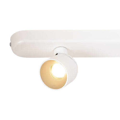 Atmooz plafondspot Nox 3 ovaal - wit - 57 x 5 x H 3 cm - geïntegreerde led