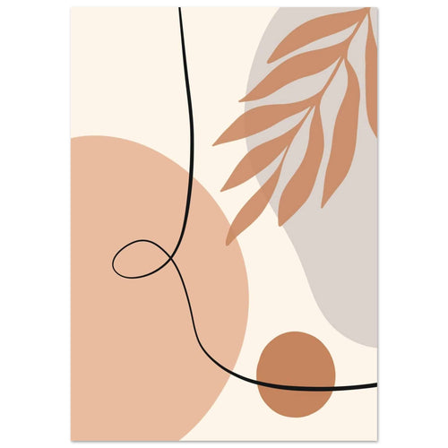 Artfulprints  Boho – Soft movement   poster A4 21x29.7 cm - vtwonen shop