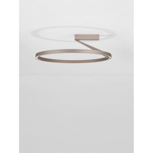 Nova Luce TILIA  Tilia Geïntegreerde LED Plafondlamp Champagne Goud Triac Dimbaar LED 38W 2242lm 2700-3000-4000K Kleurtemperatuur Dip Schakelaar