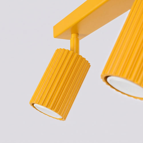 Sollux Lighting Plafondlamp KARBON 2 geel - 30x6,5x16,5cm
