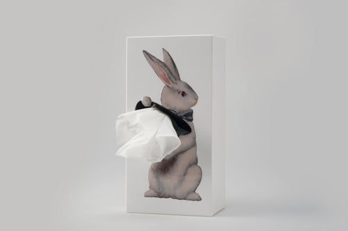 Spextrum Tissue Up Rabbit - tissuehouder - wit