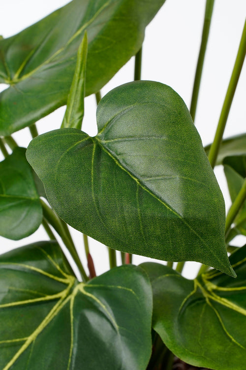 Mica Decorations Anthurium Kunstplant in Bloempot Stan - H38 x Ø30 cm - Rood