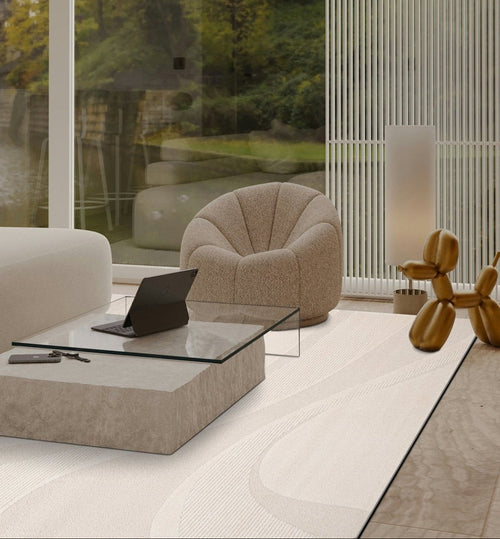 AFK Living vloerkleed Nude - reliëfeffect - beige - 200 x 290 cm