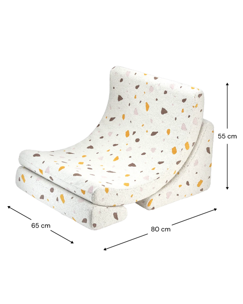 Wigiwama Terrazzo Moon Chair - Multi_Color - vtwonen shop
