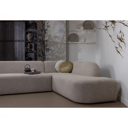 BePureHome hoekbank rechts Sloping - Polyester - Naturel - 77x225x87 - vtwonen shop