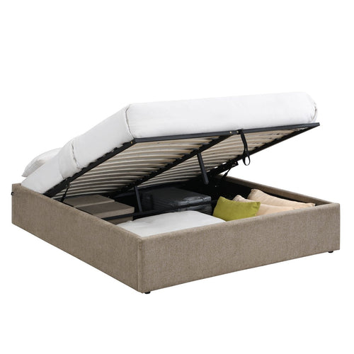 Calicosy - Opbergbed ZIA - beige 214x170x36,50 cm