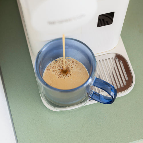 Ona - Beker 27cl dubbelwandig blauw Liv - Set van 2 - vtwonen shop