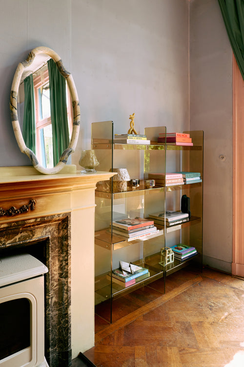 HKLIVING kast Acrylic – olive green – 160cm