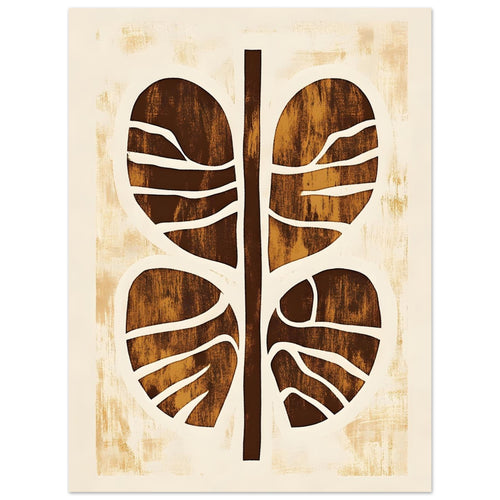 Artfulprints  Boho – Rooted form   poster 30x40 cm - vtwonen shop