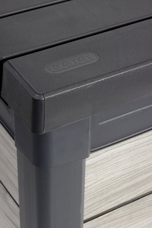 Keter Signature Opbergbox 757L - 151.7x72.5x90cm - Storm Grey - vtwonen shop