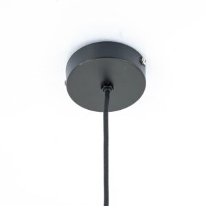 FurniLux Pendant lamp Ovo 1 – black - 19x36x50cm - vtwonen shop
