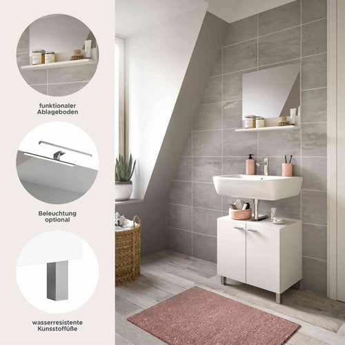 Furnilux Badkamercombinatie BOSTON - 57cm x 186cm x 33cm - vtwonen shop