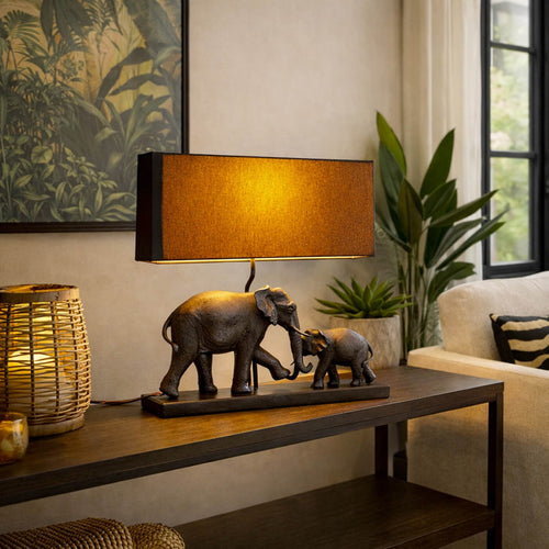 Kare Design Tafellamp olifanten familie