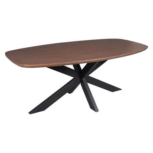 Starfurn  eettafel Madison - zwart - 90x160x76cm