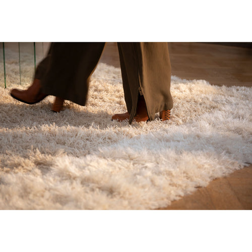 Zuiver Curly Vloerkleed 200x290 - Beige