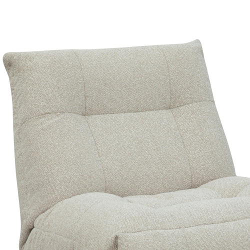 LABEL51 Fauteuil Relax & Recharge - Naturel Bouclé - Draaibaar