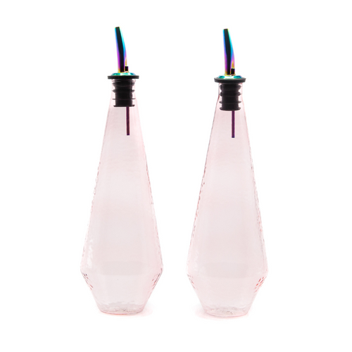 Brût Homeware, Olie / Azijn set Claude, roze