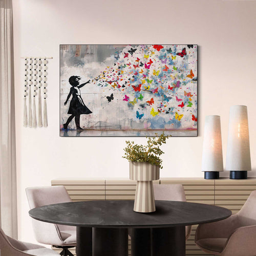 Reinders schilderij Vlindermeisje - 60x90cm