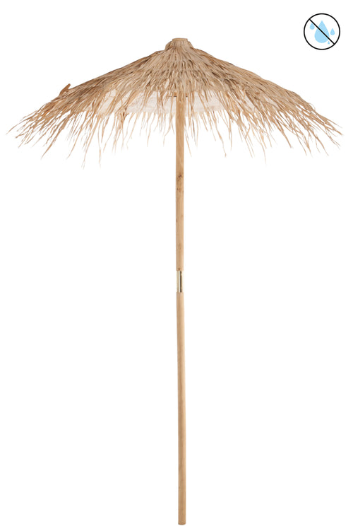 J-Line parasol - hout - naturel - small - vtwonen shop