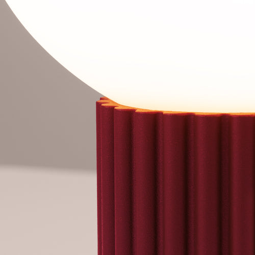 Sollux Lighting Tafellamp HALO bordeaux - 12x12x19cm