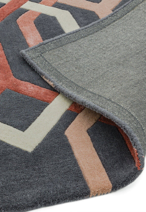 Vloerkleed MOMO Rugs Matrix MAX66 Hexagon Charcoal 200x300 cm