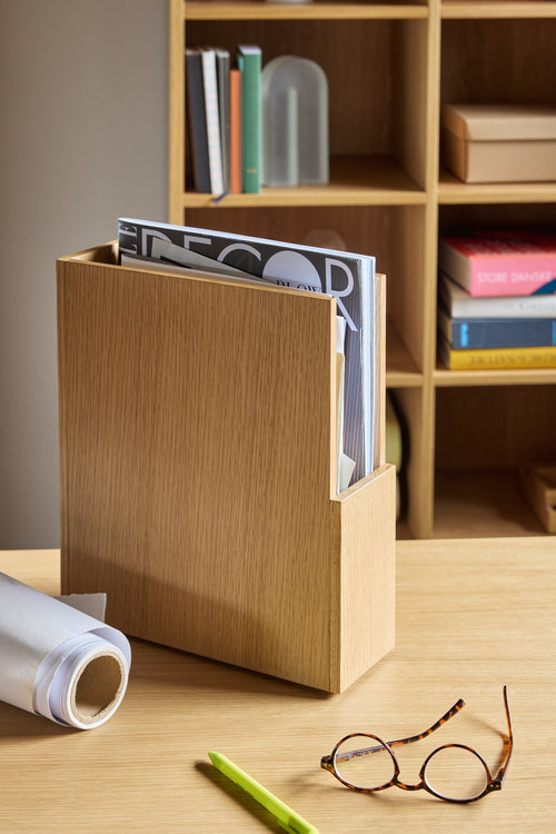 Hübsch organiser Arkivé - mdf/eikenfineer - 10x34xh29cm