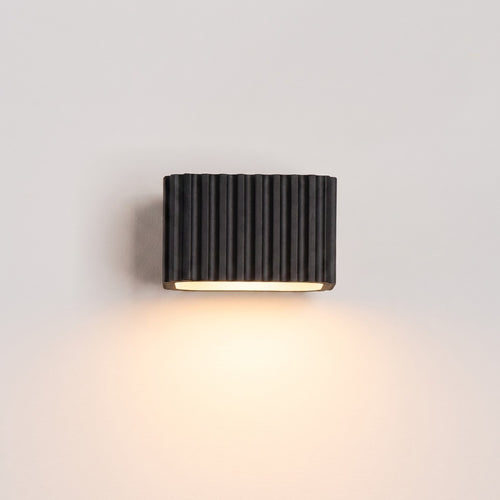 Sollux Lighting Wandlamp RIFF zwart Gx53 - 10x12x6cm