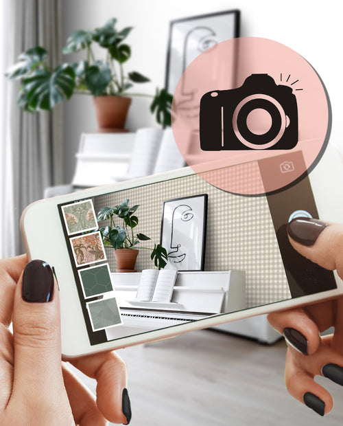 ESTAhome behang geblokt motief grijs - 50 x 900 cm - 131300 - vtwonen shop