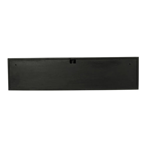 StarFurn Zwevend Tv-meubel Madison - Zwart Hout - 120x35x30cm
