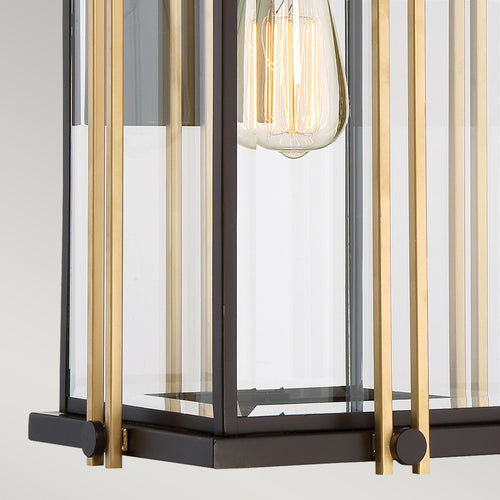 Elstead Goldenrod - 1 lichte grote wandlantaarn - bronzen afwerking, E27