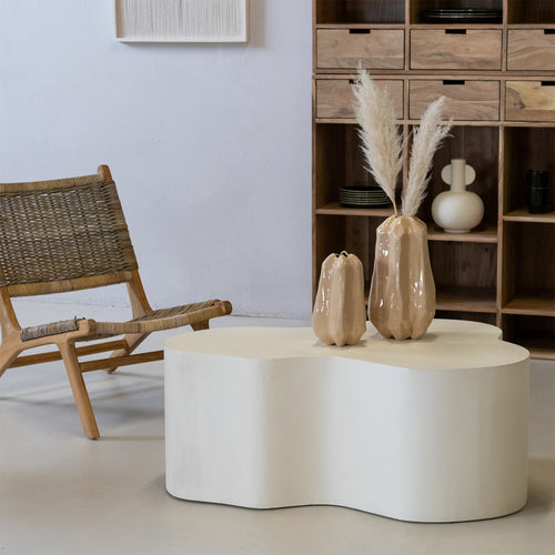 Giga Meubel Salontafel Lina - Organisch - Mangohout - 100cm - vtwonen shop