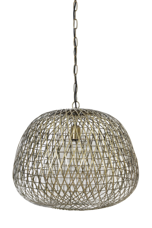 Light & Living hanglamp Alwina - brons - Ø50cm - vtwonen shop