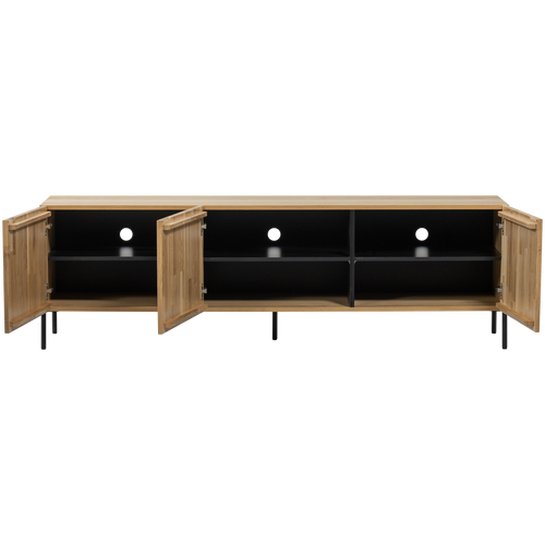WOOOD tv meubel Bono Gravure - Eiken - Naturel - 56x180x46