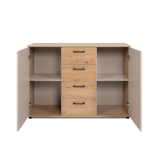 Calicosy - Dressoir LINO - licht hout 120x35x85,5 cm