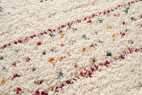 AFK Living vloerkleed Folklore - shaggy - beige - 120 x 170 cm