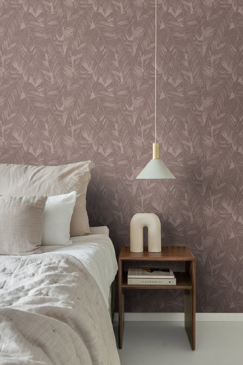 Origin Wallcoverings behang bananenbladeren taupe - 50 x 900 cm - 348058 - vtwonen shop