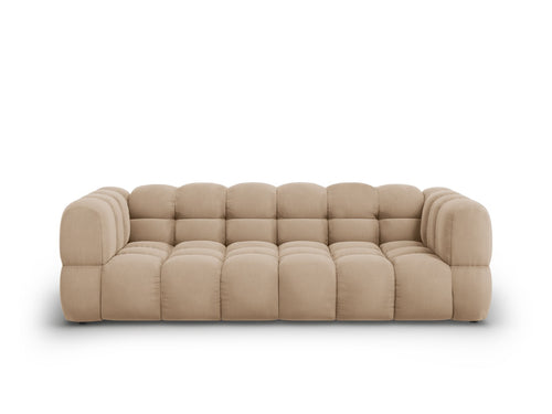 Cosmopolitan Design Modulaire bank Sky 4-zits, flueel, zand - 102x244x70cm
