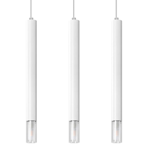 Sollux Lighting Hanglamp WEZYR 3 wit - 45x6x120cm