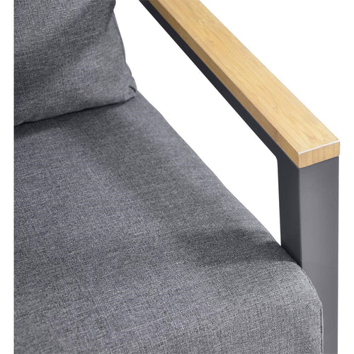 Lesli Living loungebank Donnan - antraciet - 175x99x79cm
