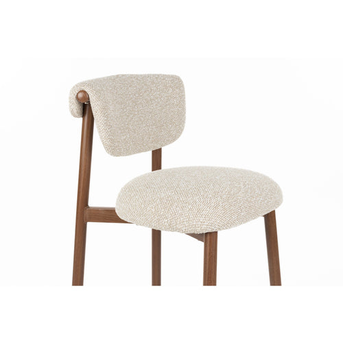 Housecraft Living Lee Barkrukken rugleuning 65 cm Beige - Set van 2