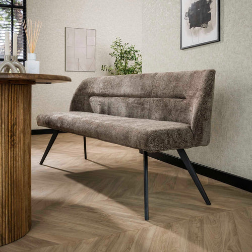 Giga Meubel Eetkamerbank Pull - Taupe - 188x53x84cm