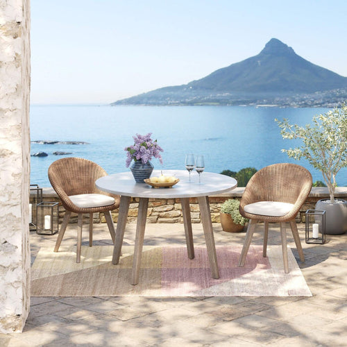 Kare Design Tuinmeubilair tafel en 4 stoelen Mahalo