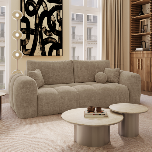 Premium Interiors - Slaapbank met opbergruimte SKY - kruisbinding mol 260cm
