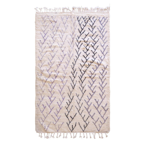 AFK Living vloerkleed Berber - handgemaakt - Wol - 80 cm x 240 cm