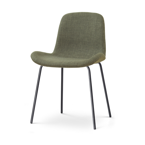 Nolon Nora-Fé eetkamerstoel forestgroen - zwart onderstel - vtwonen shop