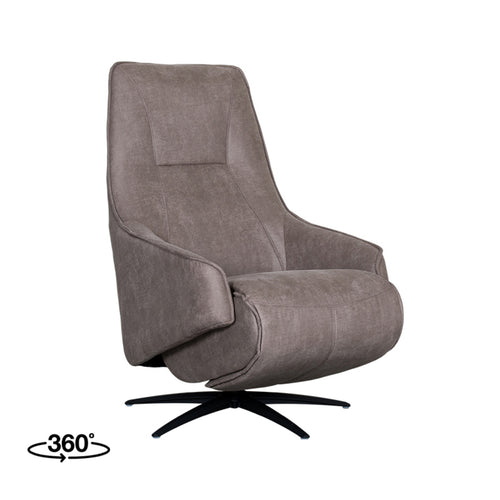 LABEL51 Fauteuil Odense Elektrisch - Taupe - Draaibaar - vtwonen shop