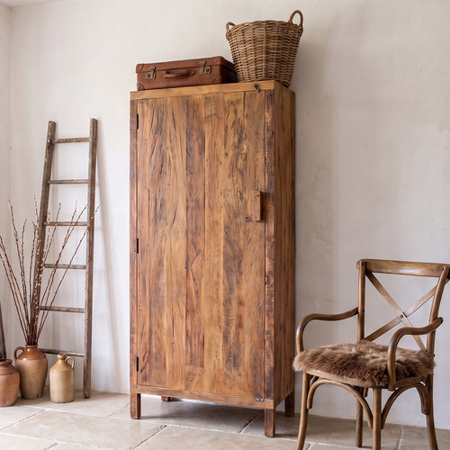 Raw Materials Farmwood  opbergkast - FSC-gerecycled hout - 80x40x180 cm
