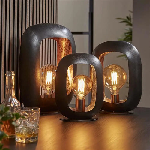 Ylumen tafellamp Arch - 1 lichts - 27  x 35   cm - zwart - vtwonen shop